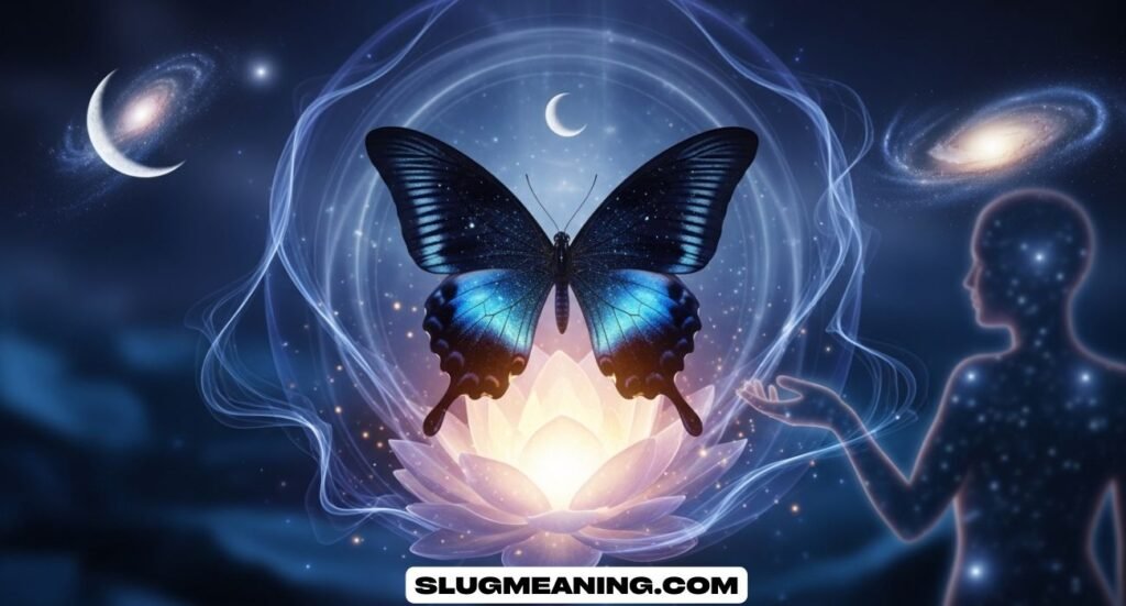 Black and Blue Butterfly Spiritual Meaning