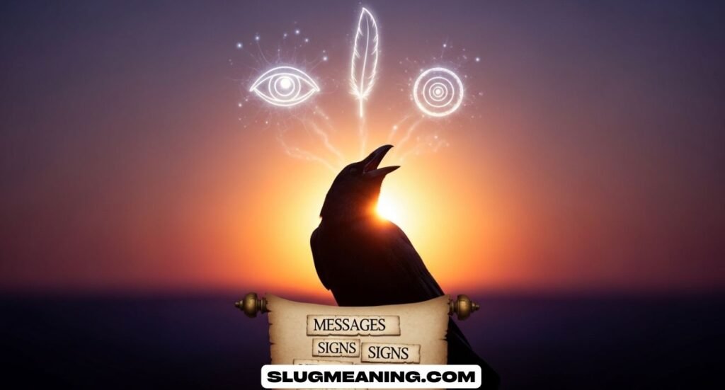Crow Cawing in the Morning Meaning Spiritual