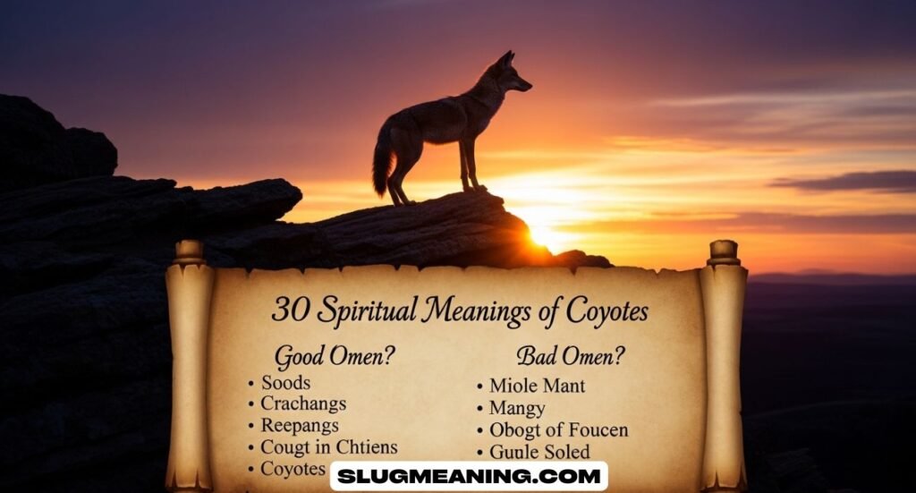 Spiritual Meanings of Coyotes