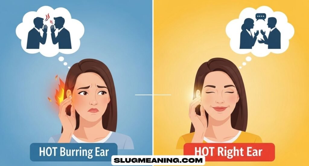 Ear Burning Spiritual Meaning (Hot Right & Left Ear)