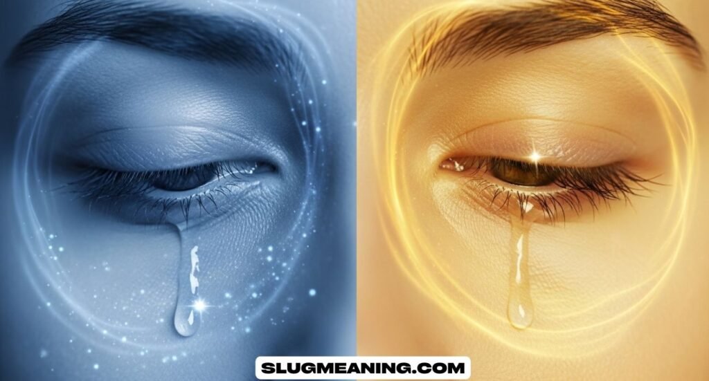 Left Eye Watering Spiritual Meaning of Tears from Right Eye