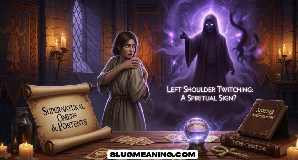 Left Shoulder Twitching Spiritual Meaning