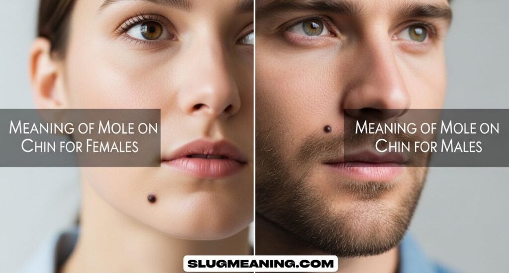 Meaning of Mole on the Chin for Females & Males