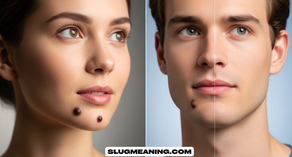 Meaning of Mole on the Chin for Females & Males