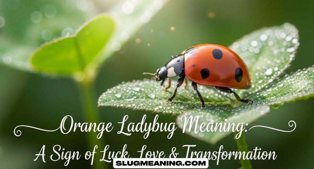 Orange Ladybug Meaning