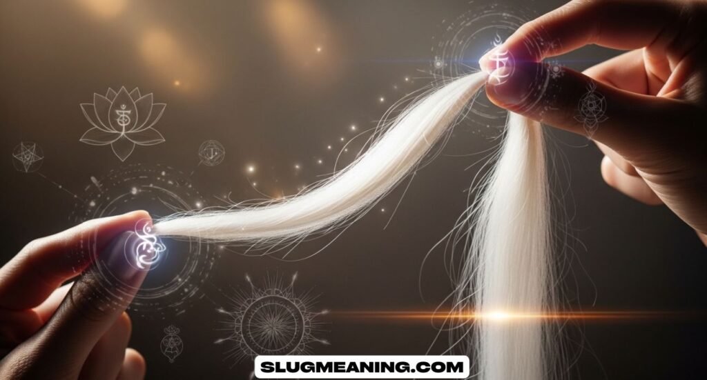 Single Long White Hair Superstition and Spiritual Meaning