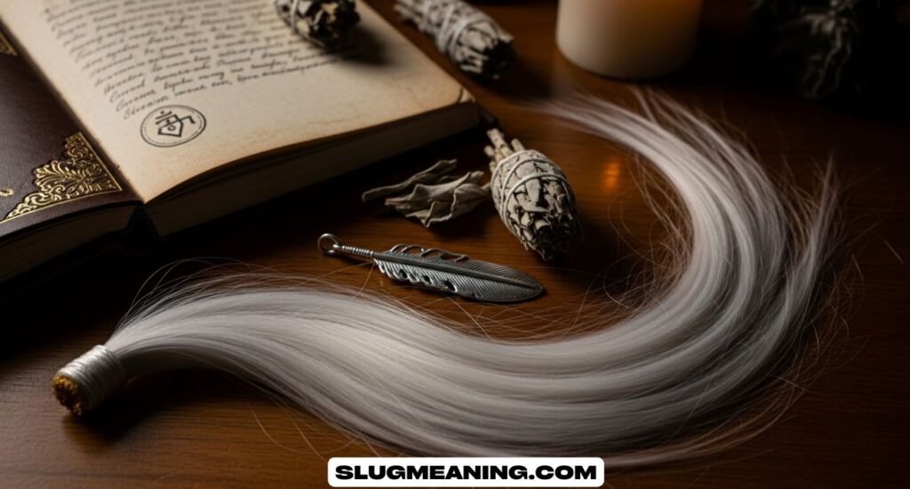 Single Long White Hair Superstition and Spiritual Meaning