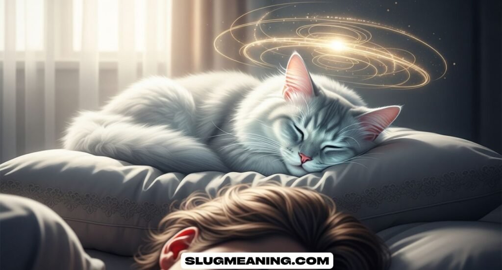 Spiritual Meaning of Cat Sleeping Above Your Head on Pillow