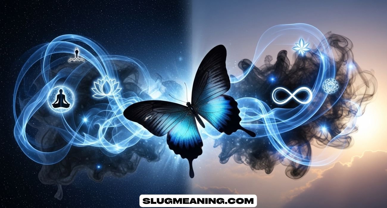 Black and Blue Butterfly Spiritual Meaning