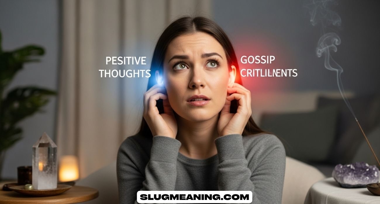 Ear Burning Spiritual Meaning (Hot Right & Left Ear)