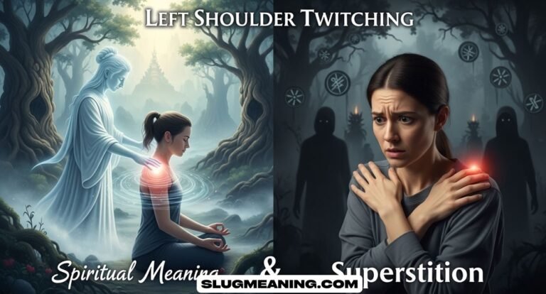 Left Shoulder Twitching Spiritual Meaning