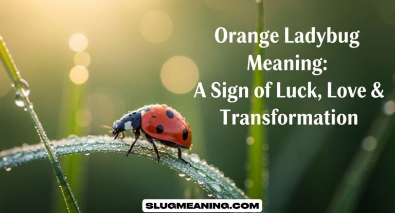 Orange Ladybug Meaning