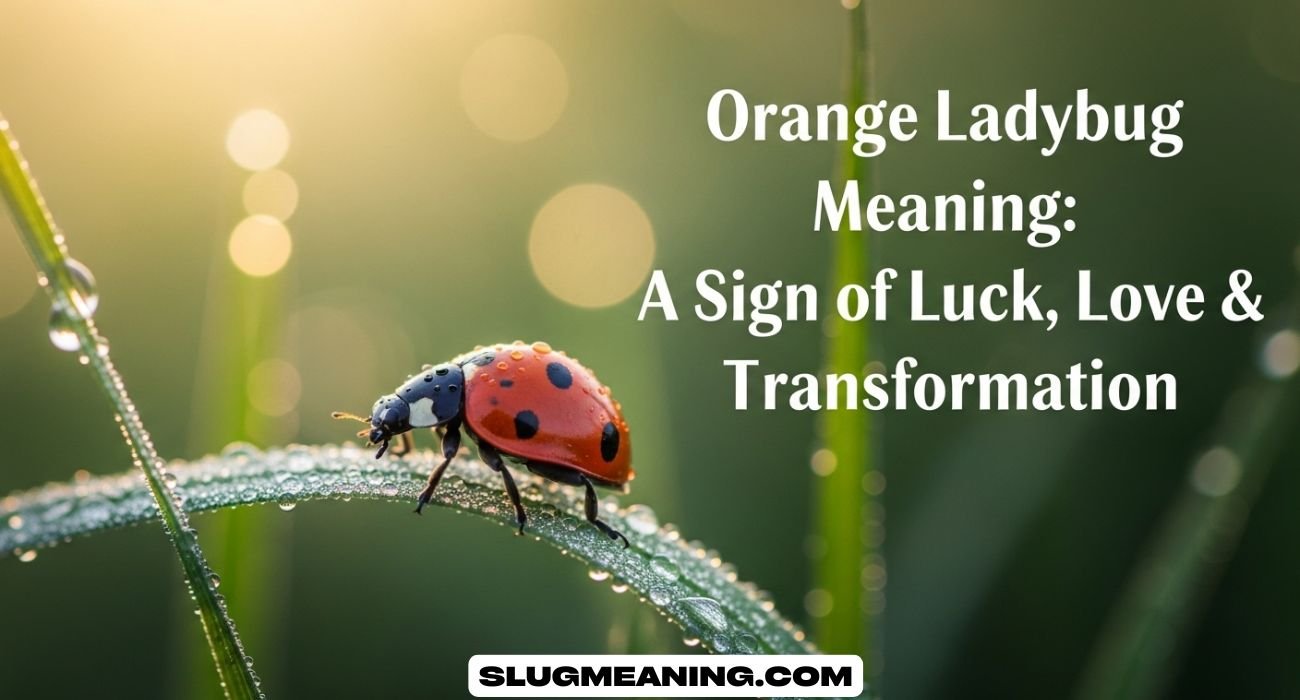 Orange Ladybug Meaning